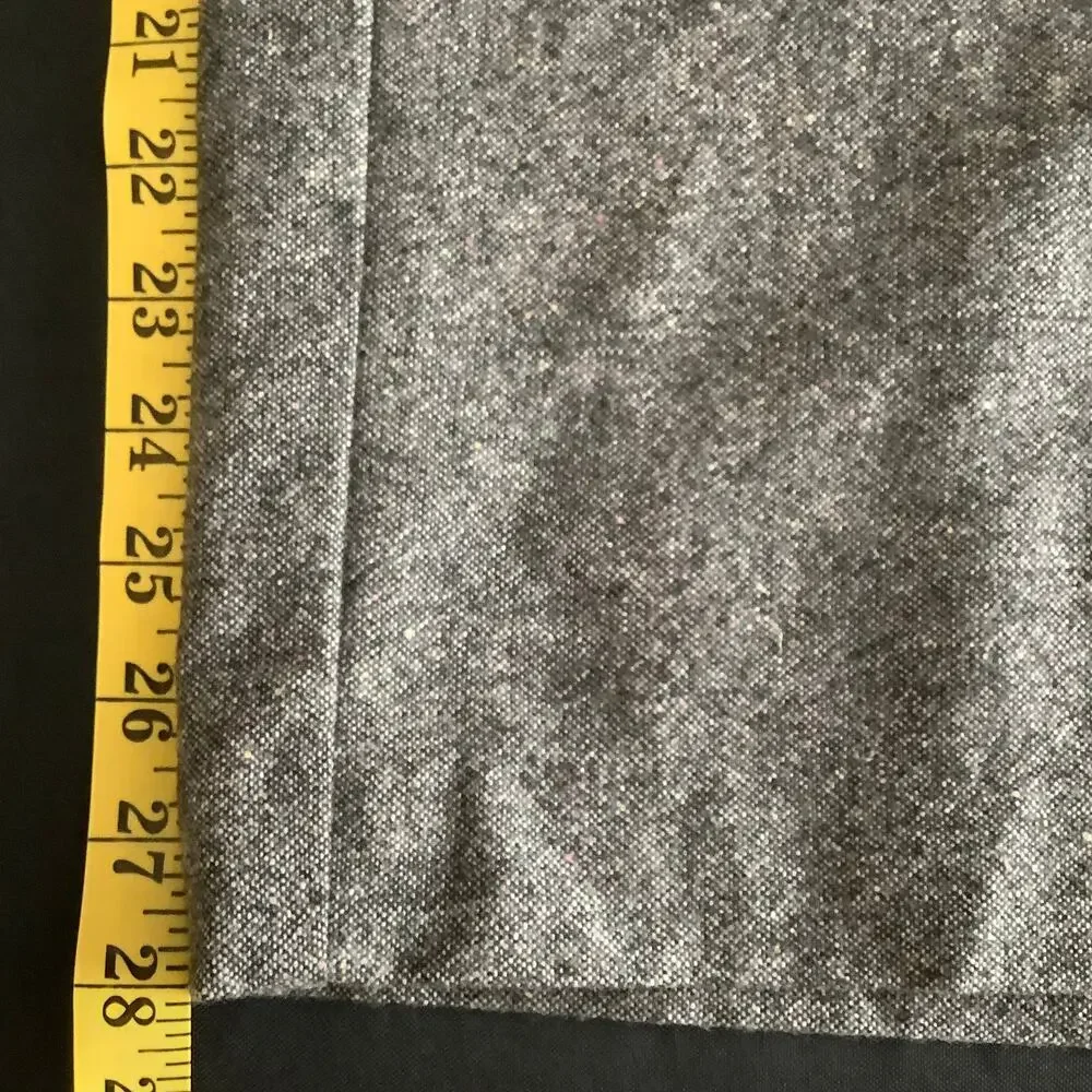 Talbots Wool Blend Confetti Tweed Lined Straight Pencil Skirt Gray Womens Sz 10